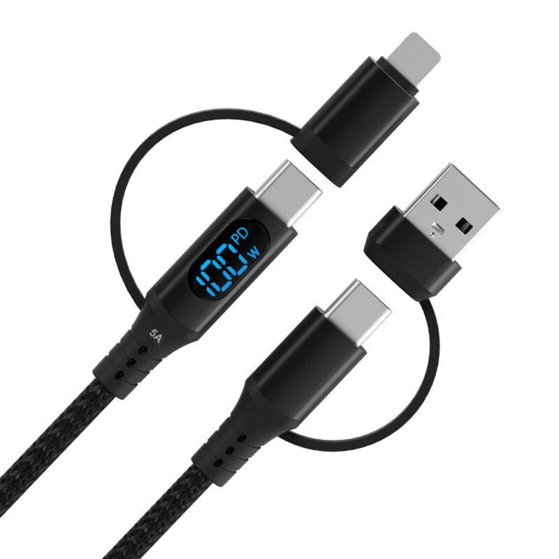 星空系列 4合1多功能充电功率LED显示屏 CM型+USB A...