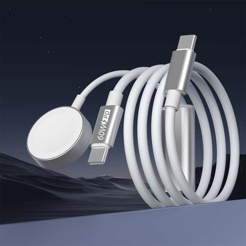 Cavo dati 2 in 1 da Type-C a Type-C con ricarica rapida per orologi</trp-post-contain...