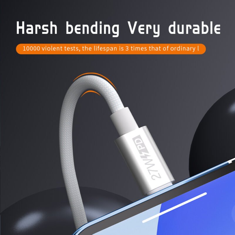 2-IN-1 TYPE C to Lightning and iWatch Quick Charging Data Cable - IPHONE CABLE - flitop.net