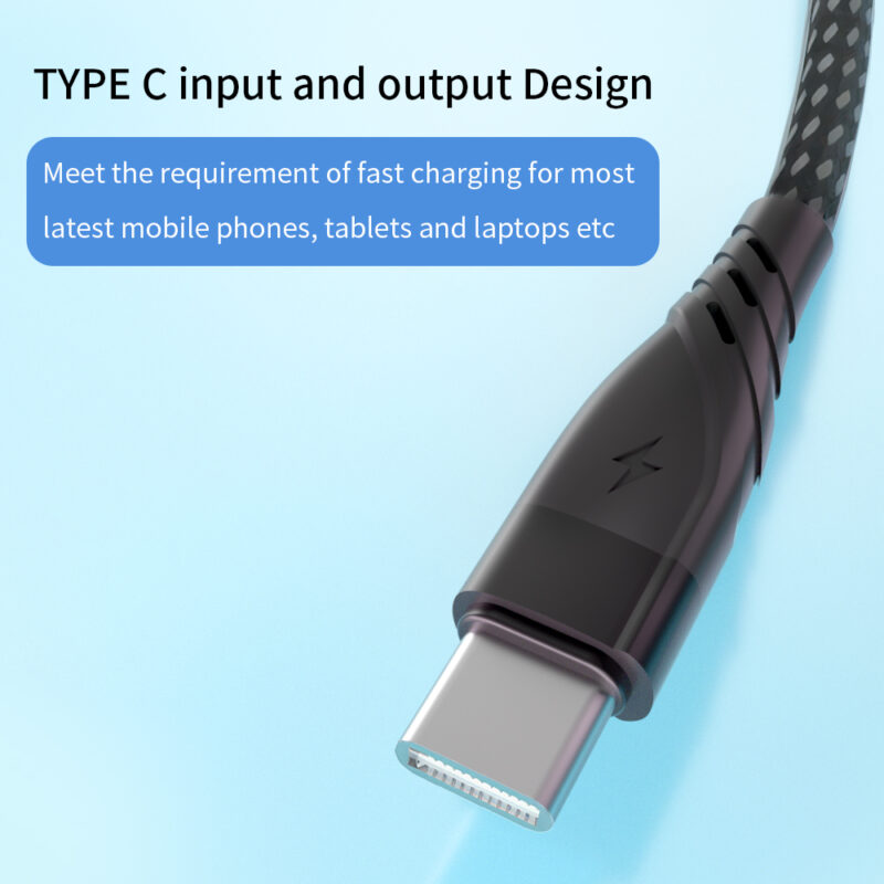 CYCLONE 系列 TYPE-C 2 合 1 多功能 140W PD 快充线</trp-p...