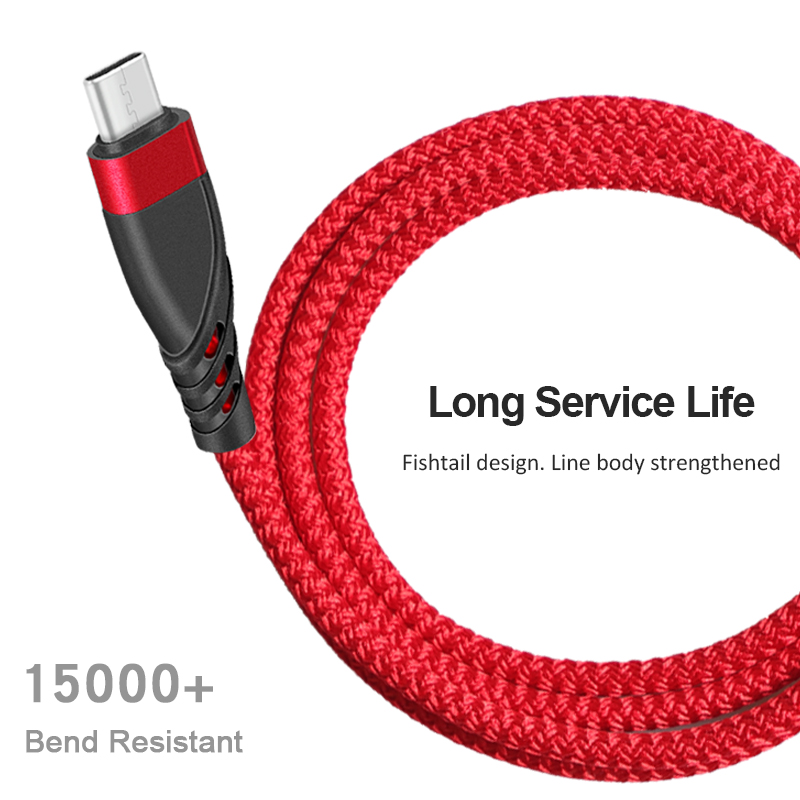 CYCLONE Serie Nylon braid TYPE C male to male PD Fast Charging usb cable - IPHONE CABLE - flitop.net