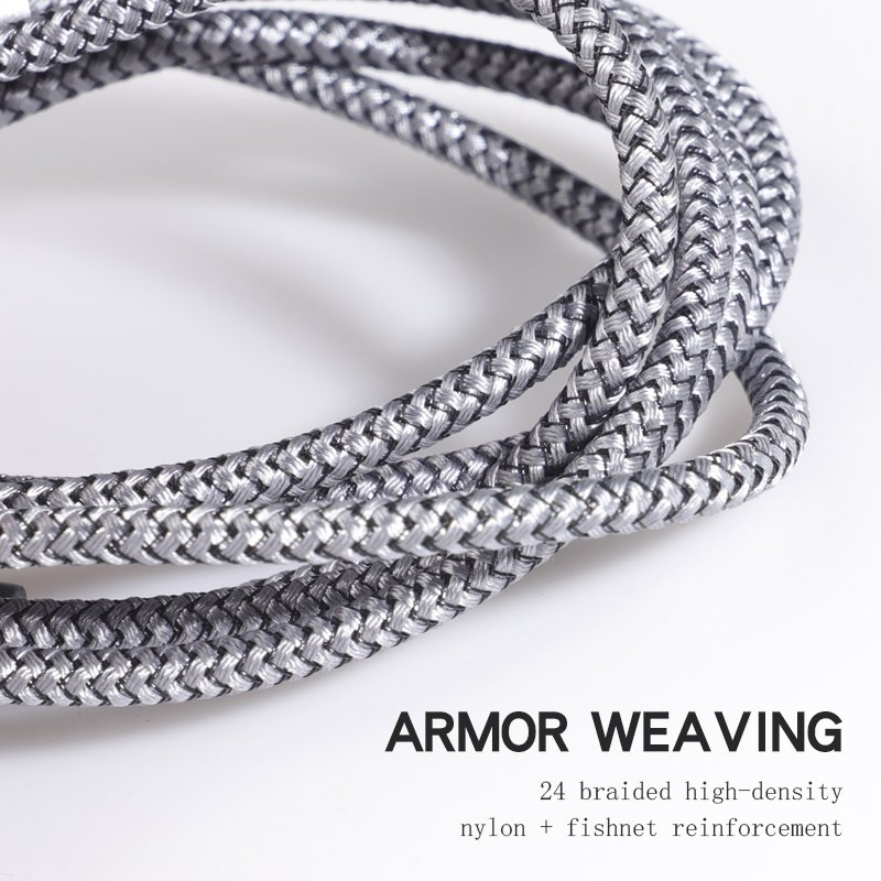 CYCLONE Serie 2 in 3 Armature braid universal USB Charging Cable - IPHONE CABLE - flitop.net