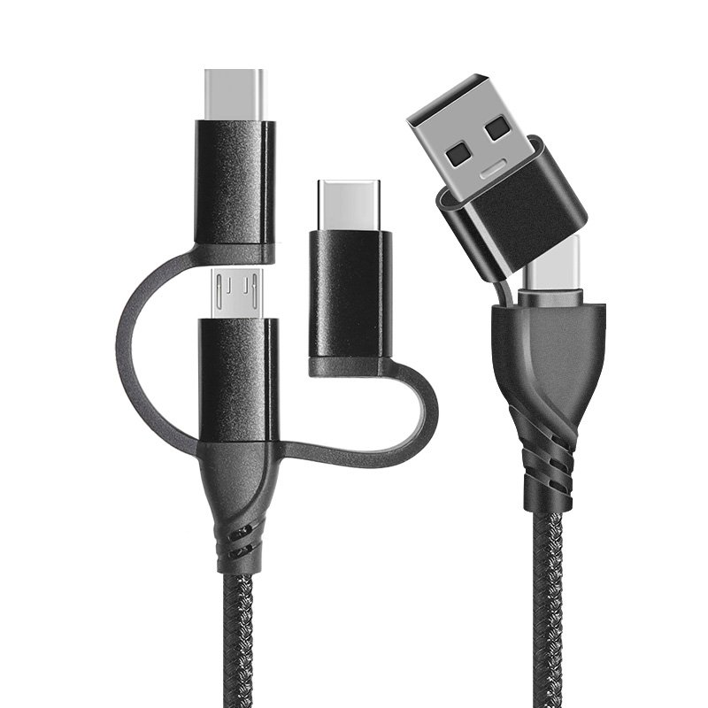 CYCLONE Serie 5 in 1 Armature braid universal USB Data Cable - IPHONE CABLE - flitop.net