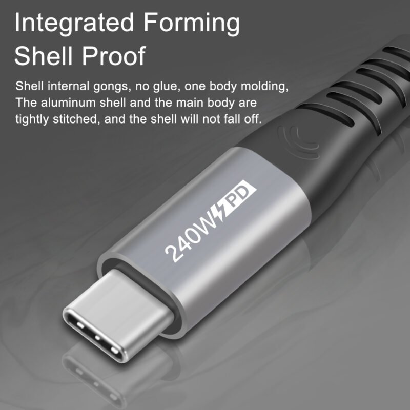 TheRock Series TYPE C Male to Male PD Nylon Braided quick charging cable - TYPE C CABLE - flitop.net