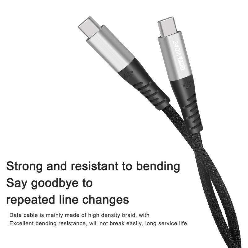 TheRock Series TYPE C Male to Male PD Nylon Braided quick charging cable - TYPE C CABLE - flitop.net