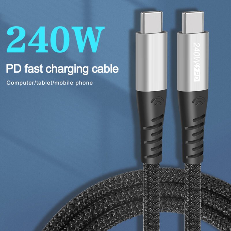 TheRock Series TYPE C Male to Male PD Nylon Braided quick charging cable - TYPE C CABLE - flitop.net