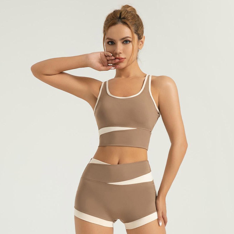 Women Ribbed High Waist Yoga Set - Sportswear - CXB Apparel
