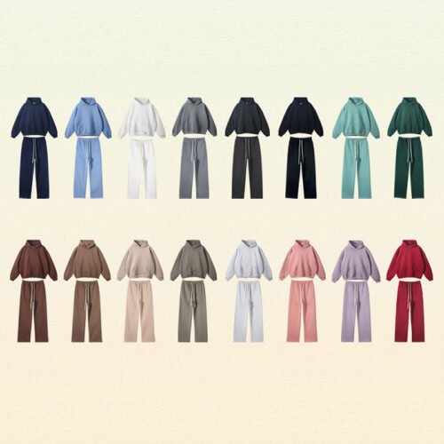 Custom Mens Tracksuit Oversized Hoodie Set - Hoodies & Pullover Sweatshirts - CXB Apparel