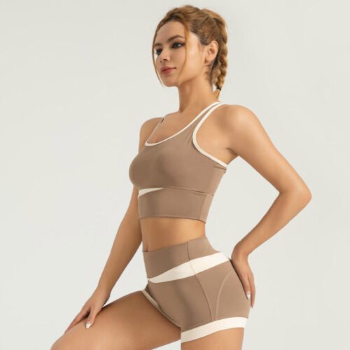 Women Ribbed High Waist Yoga Set - Sportswear - CXB Apparel