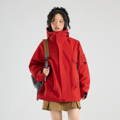Unisex 3-in-1 Waterproof Hiking Hooded Jacket - Outdoor Apparel - CXB Apparel