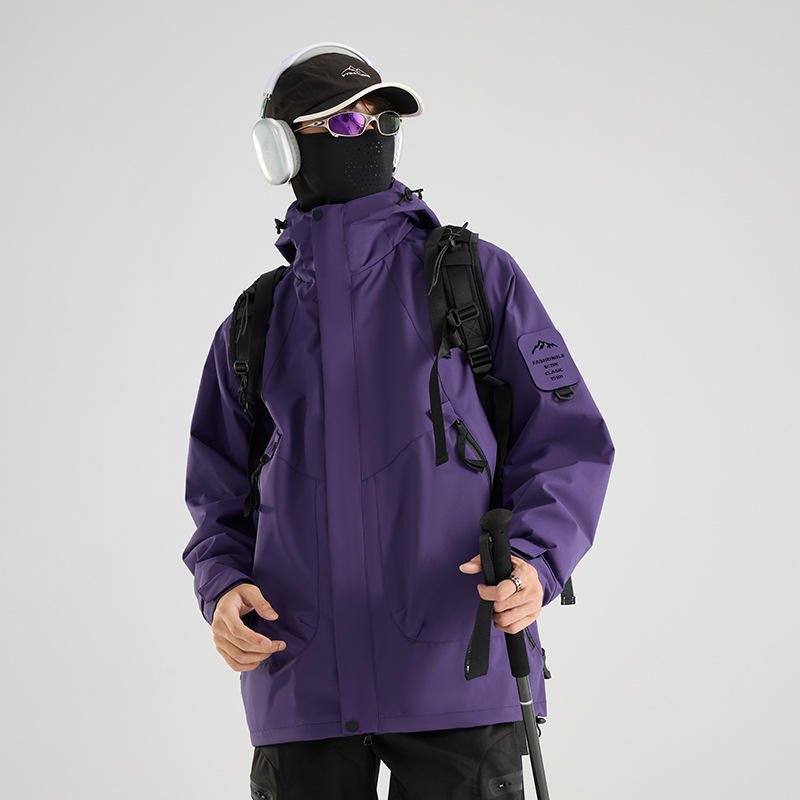 3-in-1 Windproof Waterproof Hooded Jacket - Outdoor Apparel - CXB Apparel