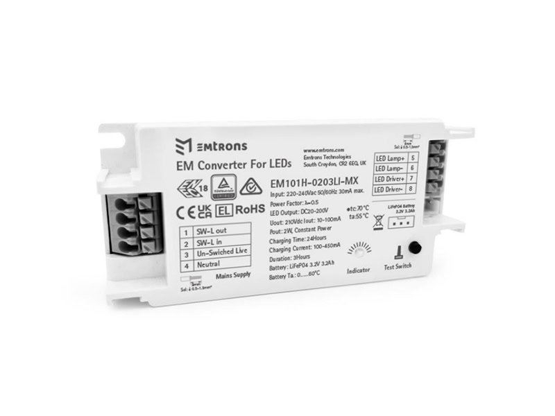 outdoor batten lamp emergency battery
