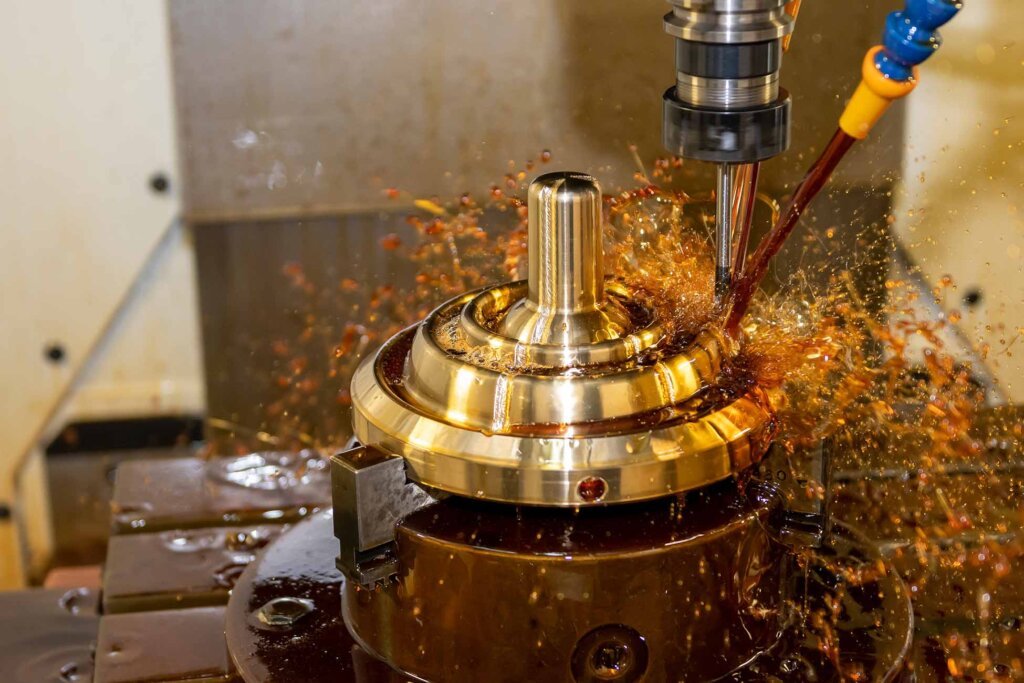 brass parts manufacturing cnc machine
