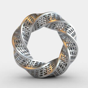3D Printed Complex Lattice Metal Sculpture - 3D Printing - CXB CNC Machining