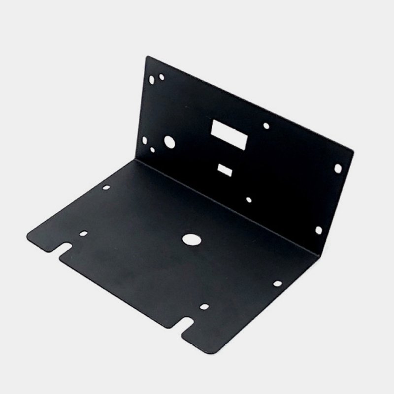 Custom Powder-Coated Steel Sheet Metal Bracket - Sheet Met...